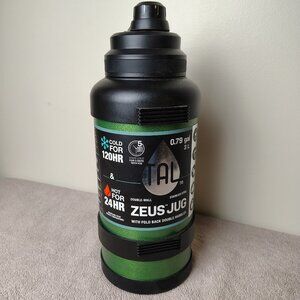 TAL Zeus Jug 3L Green Double Wall Stainless Steel Insulated Large Water Bottle